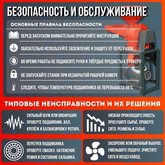 кормодробилка 250 кг/час