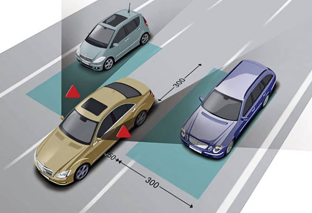 Слепой зона для автомобилей