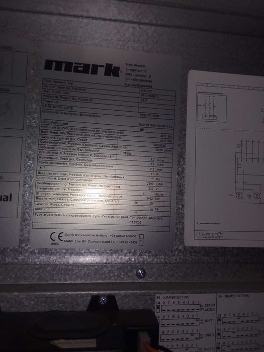 Aerotermă pe gaz Mark GNSD 95 aproape noua !!