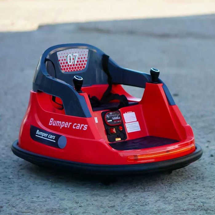 Masinuta busitoare electrica cu RC, Kinderauto Bumper, 2x 35W 12V RED