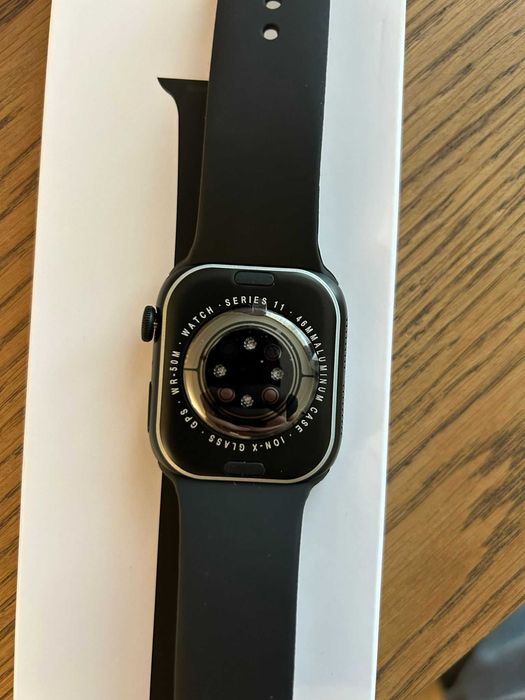 Apple Watch Series 11 46mm Space Gray, Cellular + GPS Ca Nou, Full Box