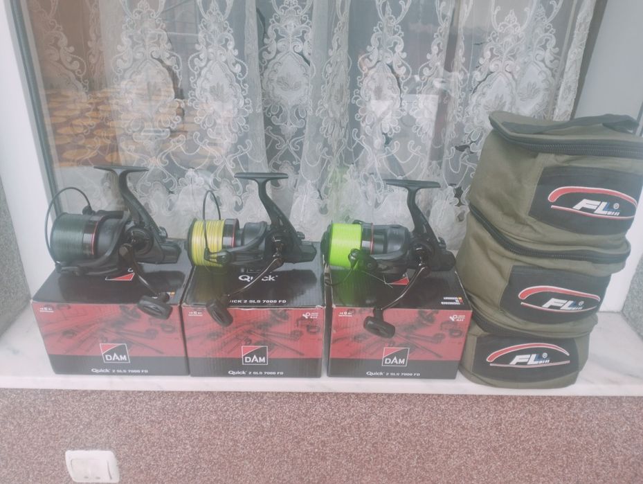 Vând mulinete dam quick 2 sls