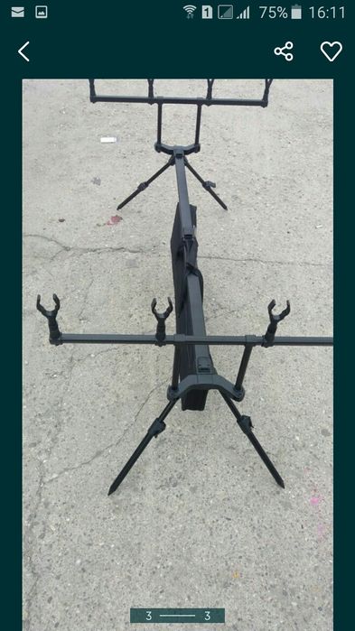 Suport Rod pod Rodpod 4 posturi pentru 4 lansete de Crap