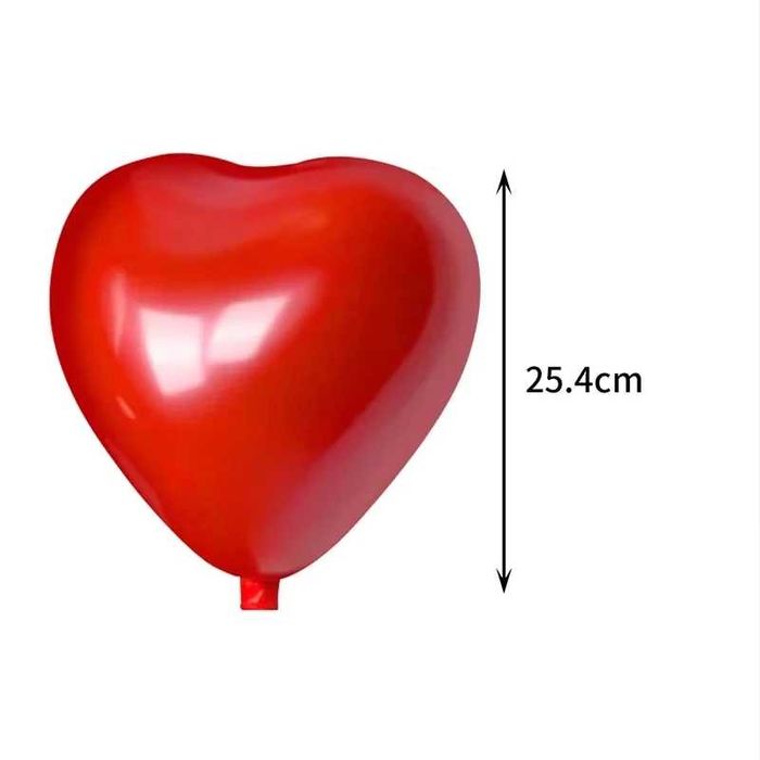 Балони червено сърце за Свети Валентин, сърца, празник