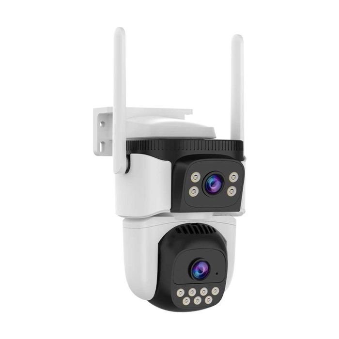3MP WiFi PTZ Камера Dual Lens Цветно Нощно Виждане 30м