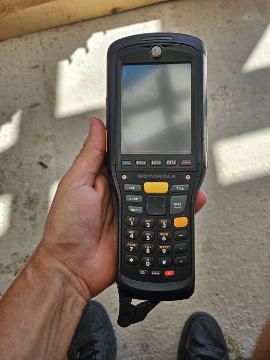 Motorola -компютър и скенер за баркод