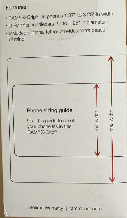 Suport telefon - Ram Mounts X-Grip U-Bolt