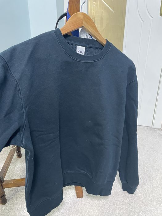 Графитено синя блуза