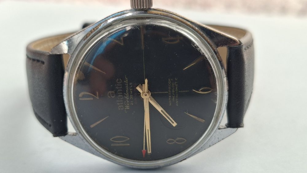 Ceas  Atlantic   21 Jevels  vintage