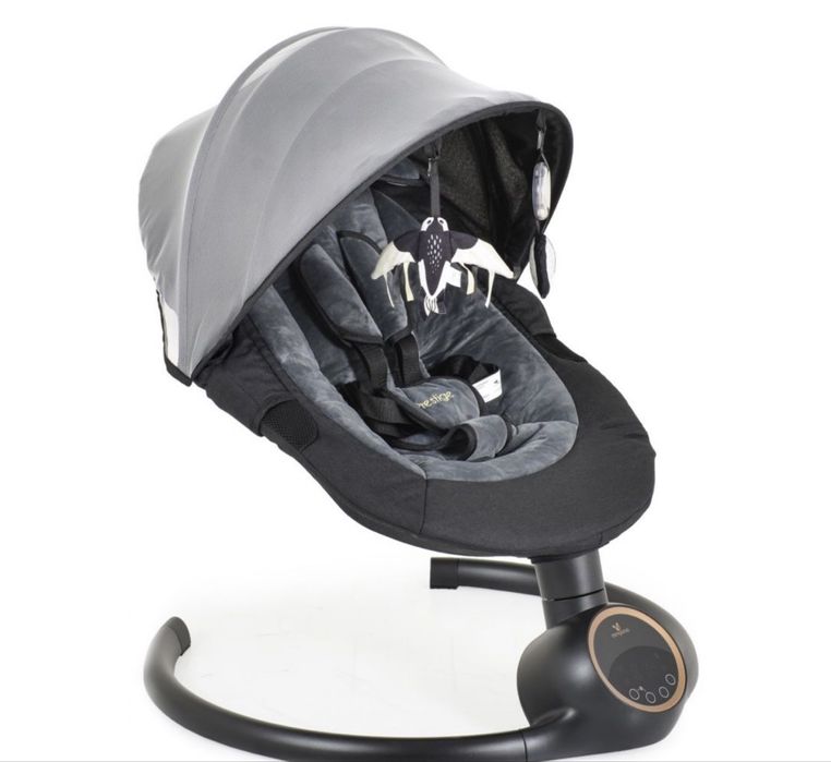 Електрическа люлка Cangaroo - Prestige, тъмносива
