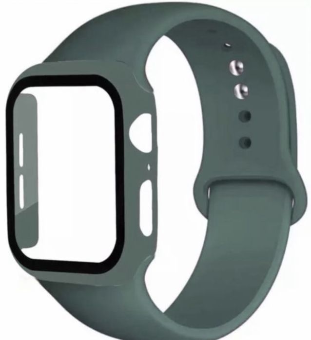 Curea Direct + Husa Carcasa Detasabila Compatibila Ceas Apple Watch