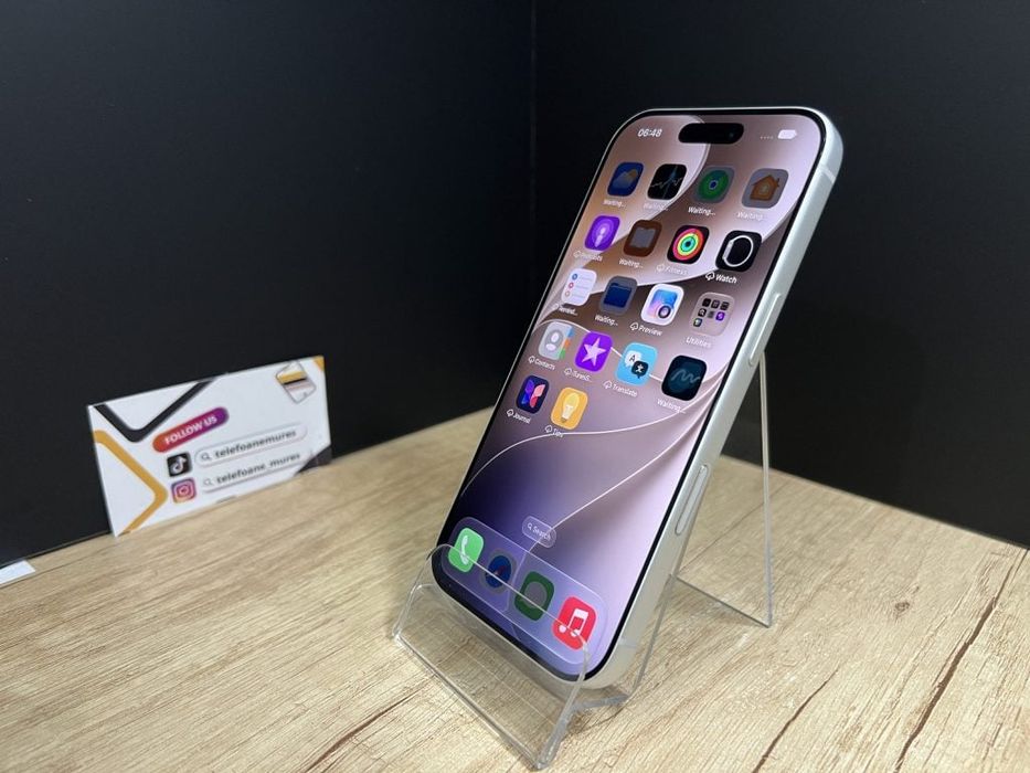 Iphone 17 Pro 256Gb Silver Second-Hand 3 ani garanție, Telefoane Mures