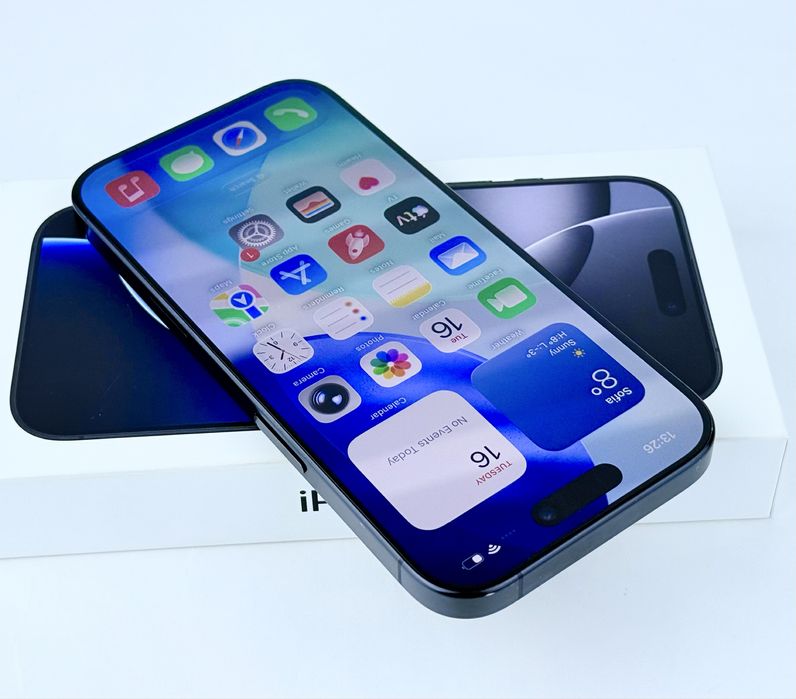 Apple iPhone 16 Pro 128GB Black Titanium 94% Батерия!