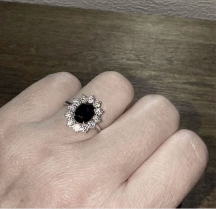 Золото бриллианты кольцо серьги