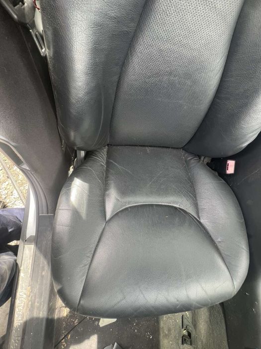 Кожен салон за Мерцедес Mercedes W220 S класа черен от десен волан