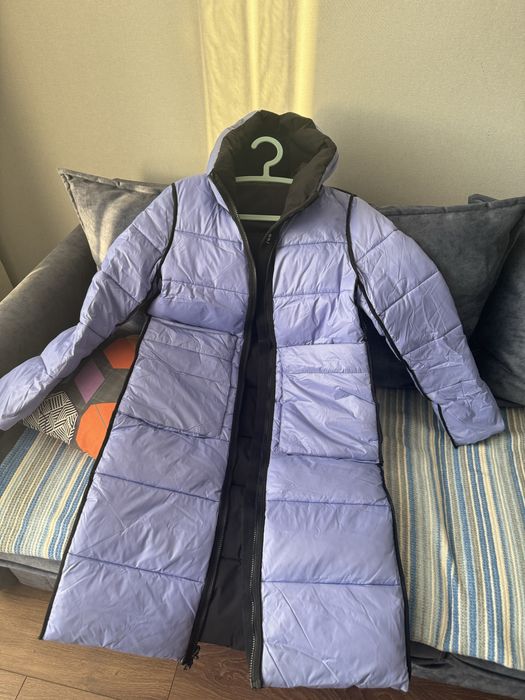 Зимний двусторонний пуховик