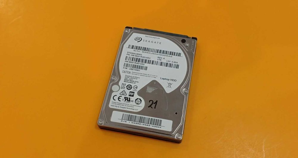 21.HDD Hard Disk Laptop Seagate 2TB 5400rpm 32MB SATA3