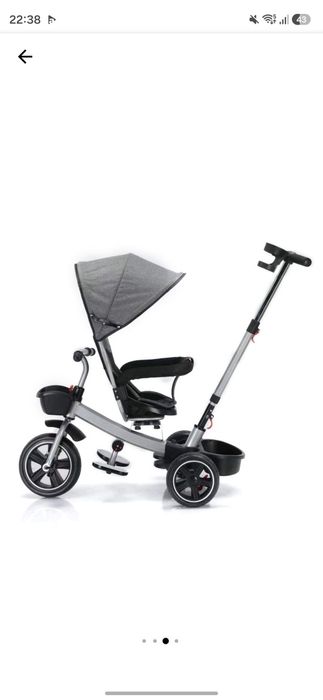 Tricicleta 3 in 1 cu scaun rotativ
