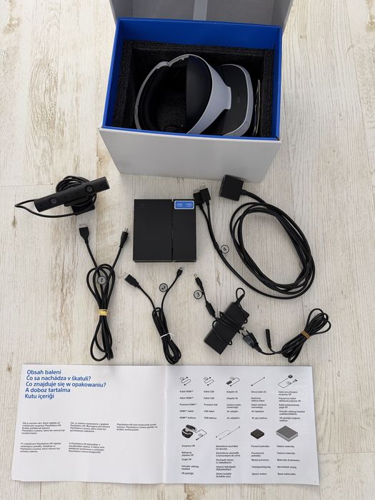 PS4 конзола Sony PlayStation 4 slim 500GB VR Комплект: VR очила+ Aim controller+ 2 move controller + camera + 21 игри