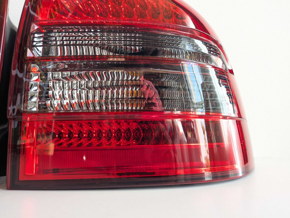 Стопове Порше Кайен 1 ЛЕД тъмни Опушени Porsche Cayenne 1 Тунинг LED