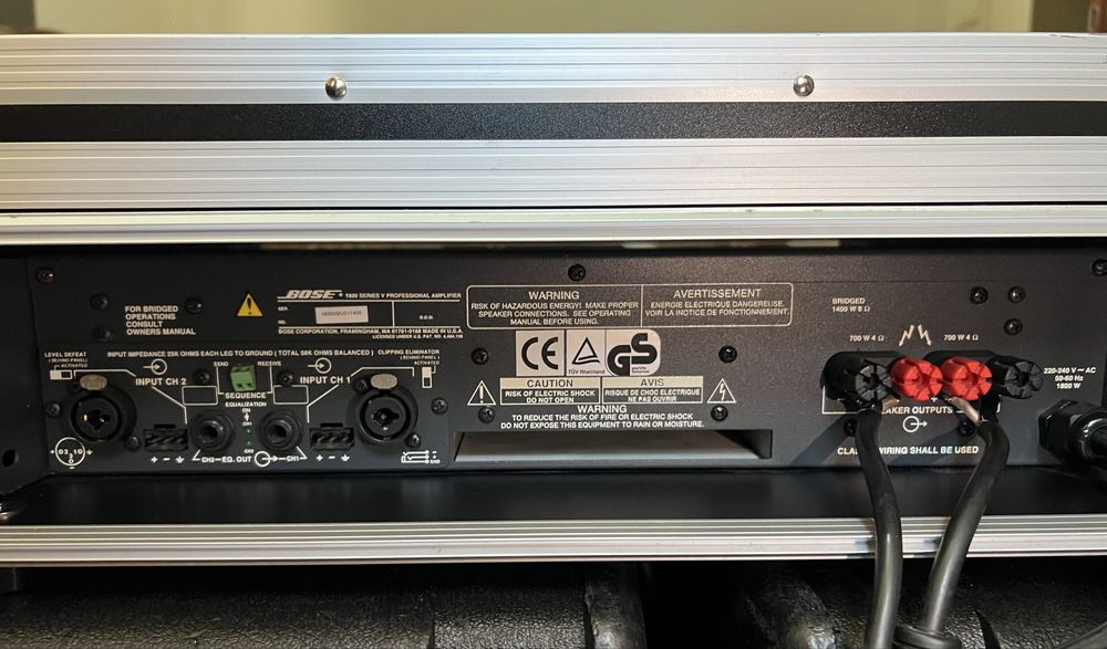 BOSE 802 Series II Full Set PRO 4 boxe + Amplificator 1800-V + EQ card