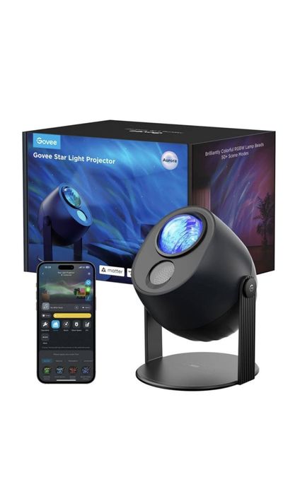 Lampa de veghe tip proiector stele, Govee Star Light Projector, Wi-Fi,