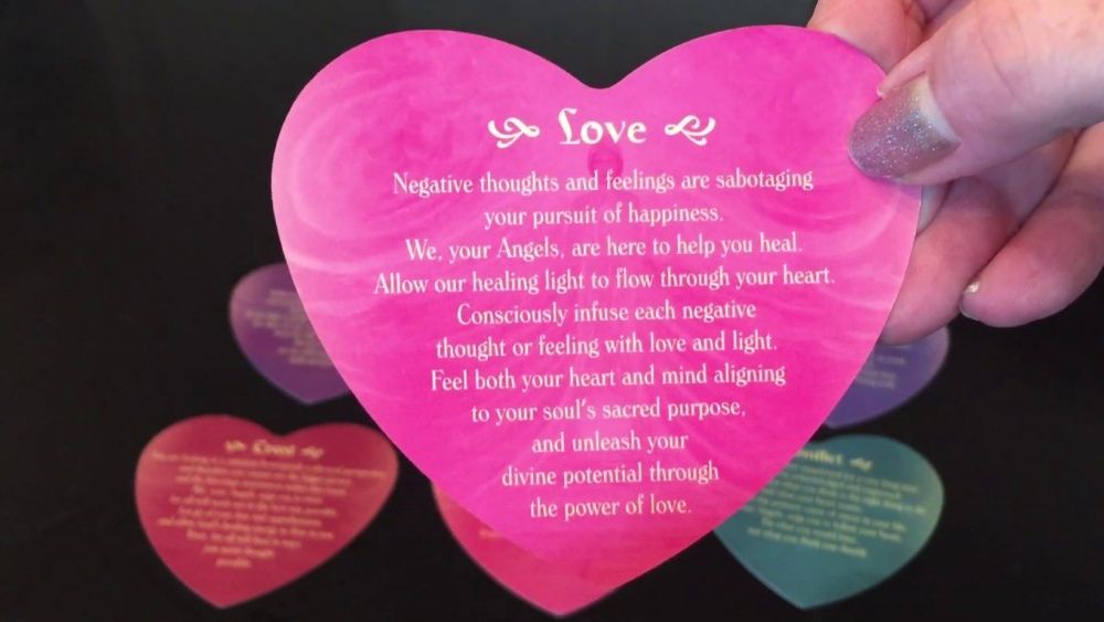 Carti Oracol/Tarot- INGERII PAZITORI in forma de INIMA-ORIG/Eng,ed lim