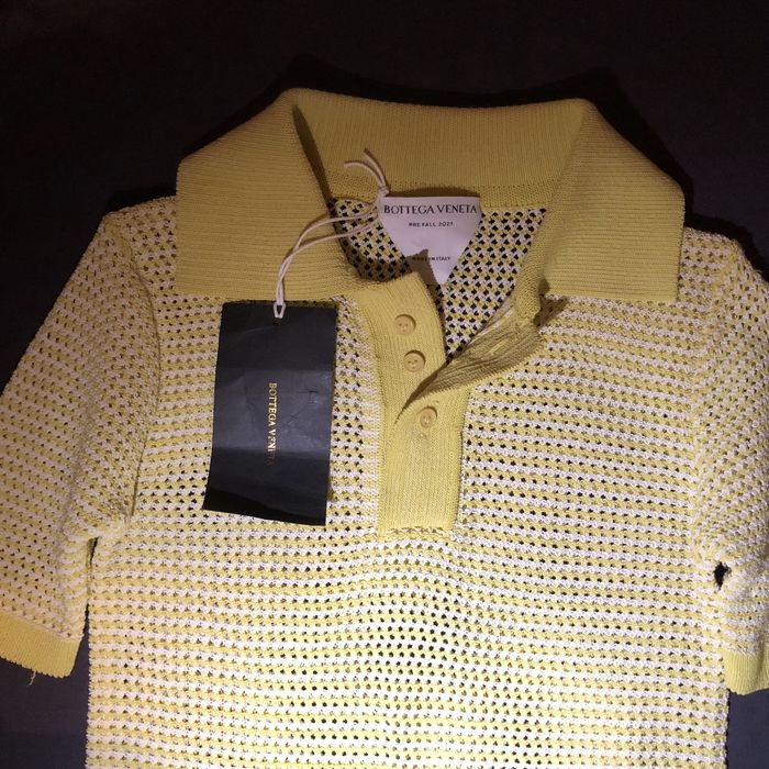 Bottega Veneta — вязаное поло Fishnet Knit