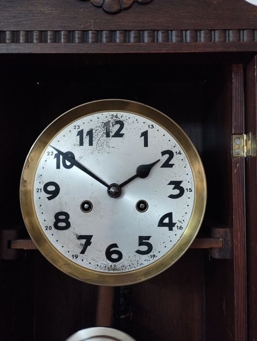 Ceas pendula de perete anii 30 cu pendul