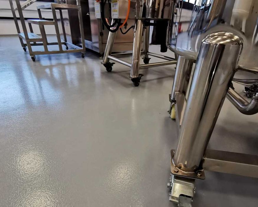 Антискользящие текстурированные эпоксидные полы (апельсиновая корка)