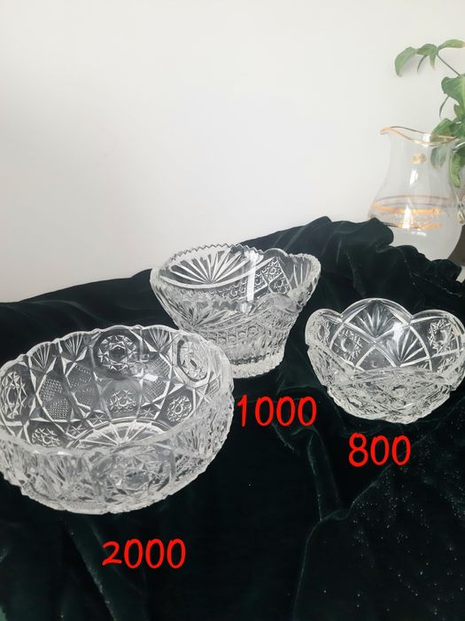 Вазы хрустальные