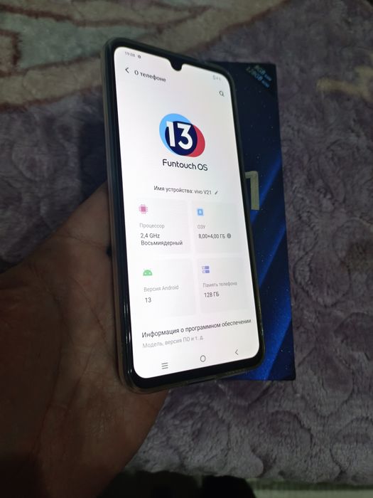Vivo V 21 8_128 память