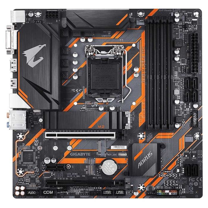 Дъно Дънна платка GIGABYTE B360 M Aorus PRO 1151 DDR4 RGB Overclock