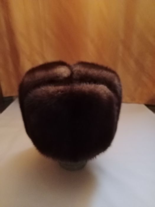 Норковая шапка мужская