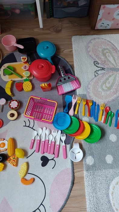 Bucatarie copii lemn + Accesorii