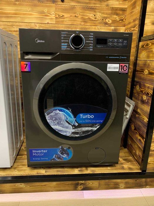 Стиральная машина MF01712BS40T-C Midea 7 кг + САМЫЕ НИЗКИЕ ЦЕНЫ!!!
