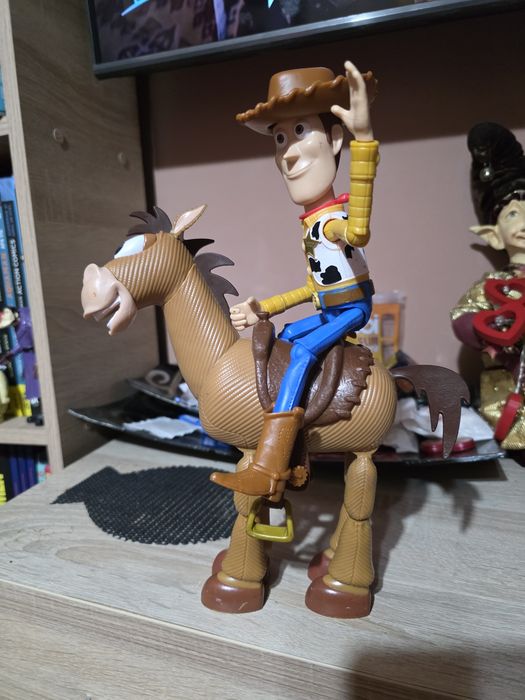 Woddy si Bullseye. Figurine Toy Story.