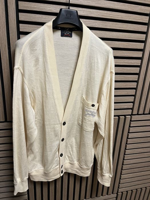 Paul & Shark : Wool Cardigan 100% вълна -ITALY размер ХЛ / Оригинал