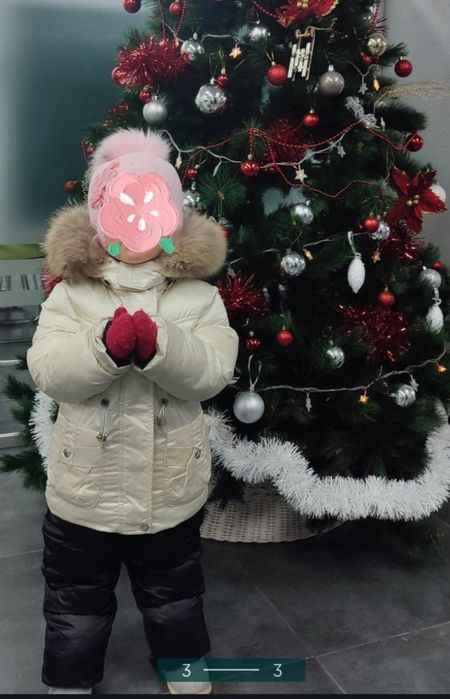 Зимний комбинезон на девочку