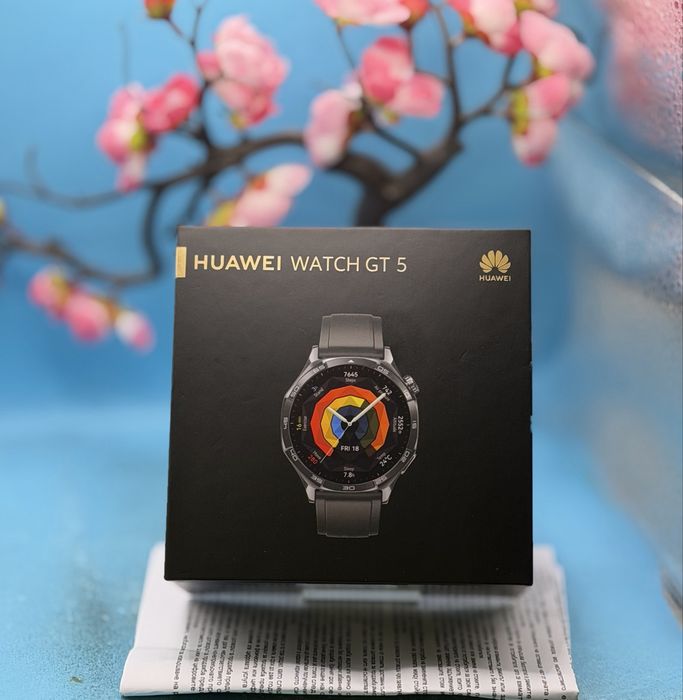 НОВ!!! Смарт часовник Huawei Watch GT 5, 46mm, Black