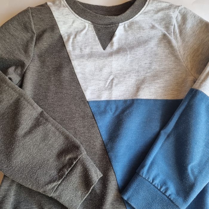 Спортно долнище Next в син цвят и блуза Name it, многоцветна, 122-128