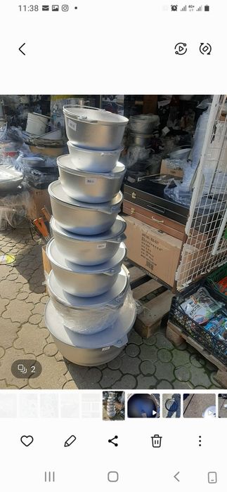 Vând ceaun noi cu capace de 16l 20l 25l 40l