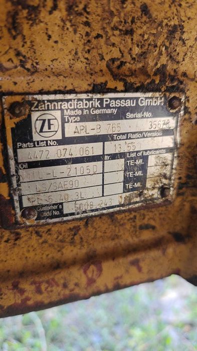 Vand Punte ZF APL B765