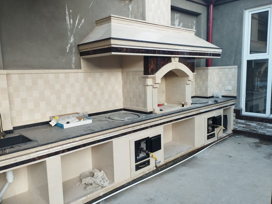 Барбекю, Летние кухни, Камины, Казаны