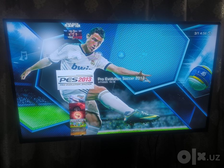PS3 super slim holati tiniq o'yinlar yozilgan 2 djostik bor