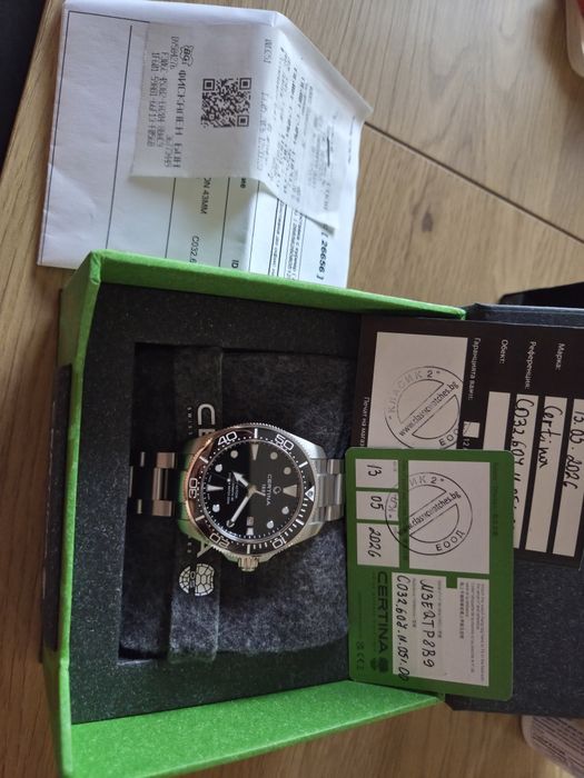 Certina DS Action 43mm в гаранция