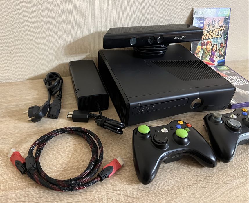 Xbox 360 SLIM + 23 игры - ПРОШИТЫЙ