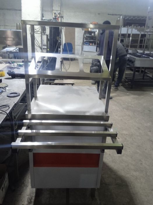 Nerjaveka stol pech Стол из нержавейка