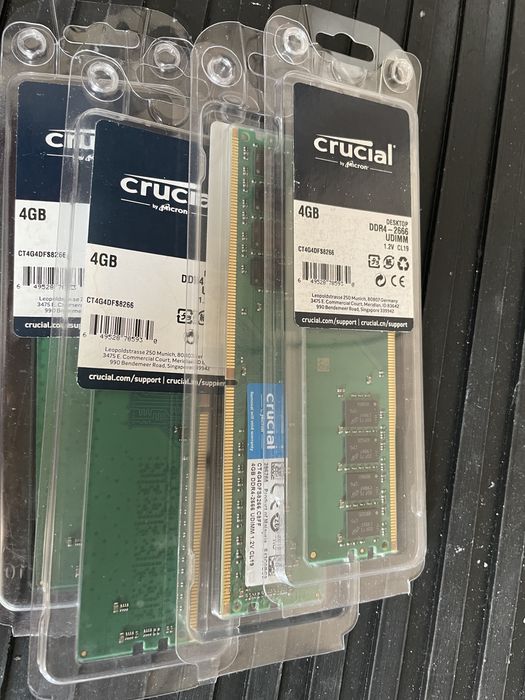 Продам озу DDR4-4Gb