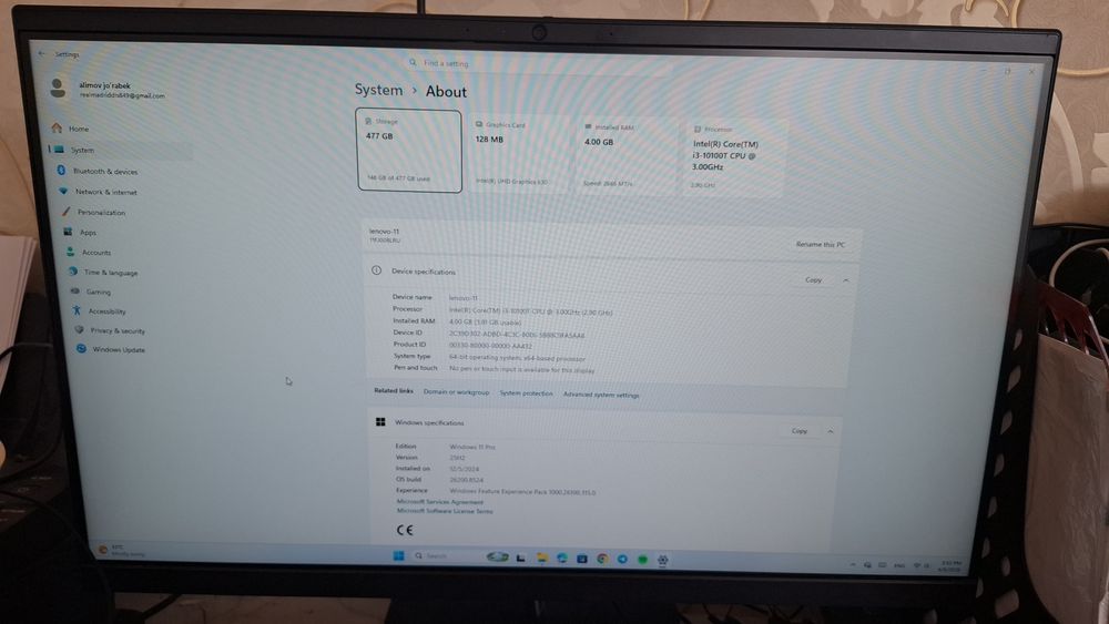Kompyuter lenovo